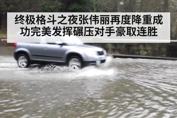 终极格斗之夜张伟丽再度降重成功完美发挥碾压对手豪取连胜